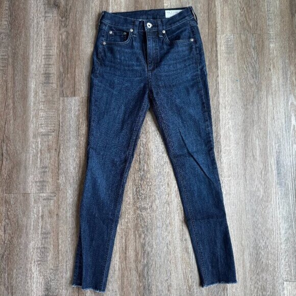 rag & bone Denim - Rag & Bone High Rise Ankle Skinny Jeans Size 26